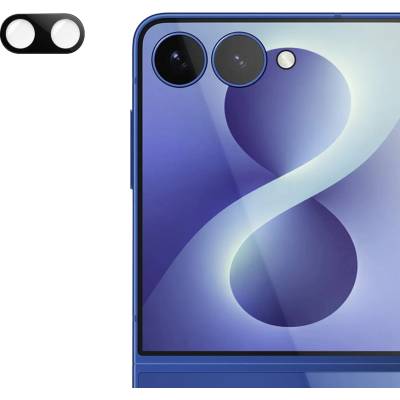 Techsuit Стъклен протектор за камера за Samsung Galaxy Z Flip8 - Full Camera Glass - Techsuit - Черен