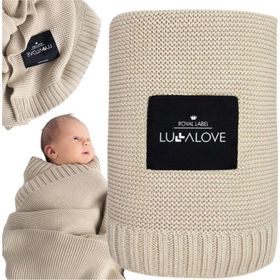 Lullalove Bambusová deka Mléčná káva Béžová