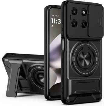 Motorola Магнитен Калъф със Стойка Ring Holder и Капаче за Камерата за Motorola Moto G37 Power 5G - 5 цвята