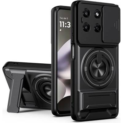 Motorola Магнитен Калъф със Стойка Ring Holder и Капаче за Камерата за Motorola Moto G37 Power 5G - 5 цвята