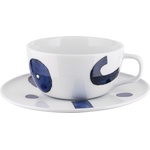 Alessi Чаша за чай Itsumo Yunoki с чинийка 240 мл (NF08/78S)
