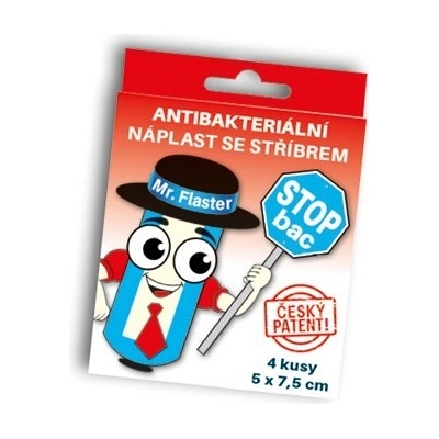 StopBac Care Trend náplast s polštářkem 5 x 7,5 cm 4 ks