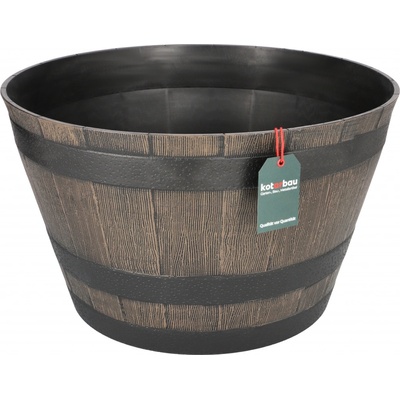 KOTARBAU kvetináč Hnedá Bowl Imitácia dreva 51 cm