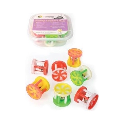 Tommi Hračka BOX Valec s rolničkou 4cm 7ks