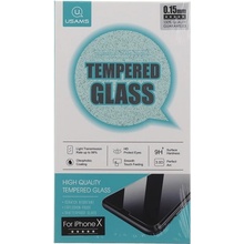 USAMS BH371 Tempered Glass 0.15mm Soft Edge iPhone X, Čierna, 31854