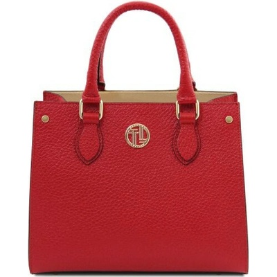 Tuscane Leather dámska kožená kabelka Dama červeno-ružová 2565 1 120
