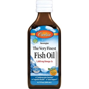 Carlson Labs The Very Finest Fish Oil Liquid 1600 mg [200 мл] Портокал