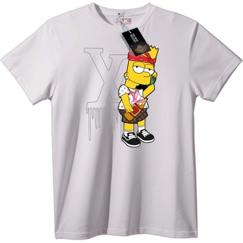 NOONEBRAND Тениска Bart Simpson - Градски стил - 7XL, Black