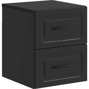 vidaXL Спален шкаф с монтаж на стена Черно 34, 5 x 33 x 40 см (899317)