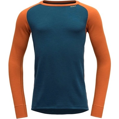 Devold pánské triko s dlouhým rukávem Expedition Merino 235 Shirt FlameFlood – Hledejceny.cz