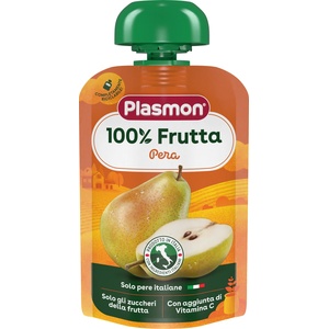 PLASMON Бебешка плодова закуска Plasmon - Круша, 100 g (2192) - ozone
