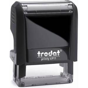 TRODAT Печат TRODAT Printy 4.0 4911 еко-черен корпус черен тампон 4911F/K (4911-FK-FK)