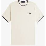 Fred Perry Тениска Fred Perry Men's Crepe Pique T-Shirt - Ecru 560