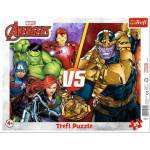 Trefl Puzzle Рамкови 25 - Непобедимият отбор на Отмъстителите / Disney Marvel The Avengers (31427)