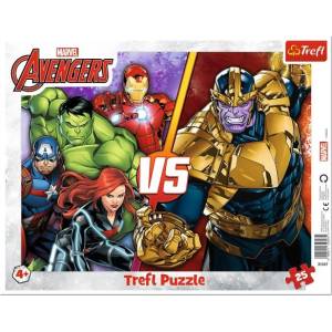 Trefl Puzzle Рамкови 25 - Непобедимият отбор на Отмъстителите / Disney Marvel The Avengers (31427)
