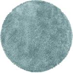 Ayyildiz Син кръгъл килим ø 80 cm Fluffy - Ayyildiz Carpets (FLUFFY80803500BLUE)