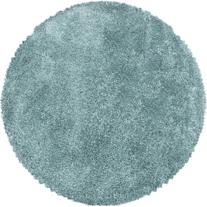 Ayyildiz Син кръгъл килим ø 80 cm Fluffy - Ayyildiz Carpets (FLUFFY80803500BLUE)
