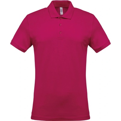 Kariban K254 krátký rukáv pánská Cot-20K25431001 Fuchsia