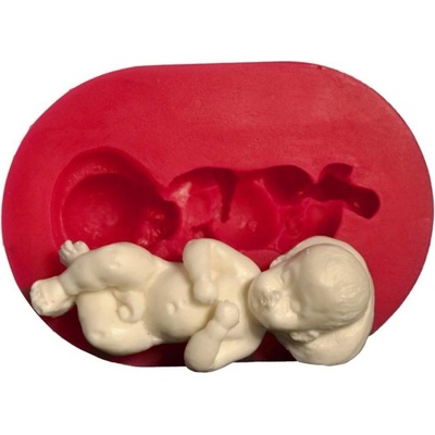 Cesil Silikonová forma Miminko 5x6,7cm
