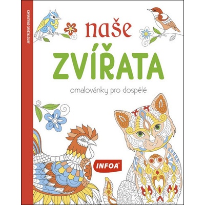 Omalovánky pro dospělé Naše zvířata