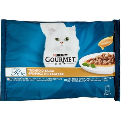 Gourmet lahodné jemné kúsky mäsa v bohatej omáčke 4 ks 85 g