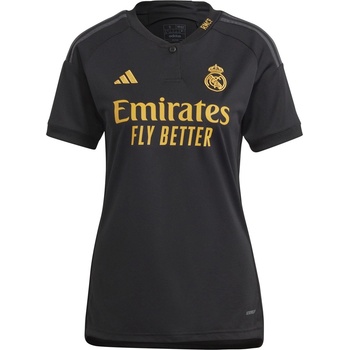 Image 1 of adidas Дамска футболна фланелка Adidas Real Madrid Third Shirt 2023 2024 Womens - Black