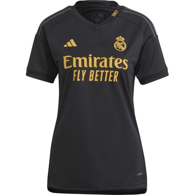 adidas Дамска футболна фланелка Adidas Real Madrid Third Shirt 2023 2024 Womens - Black