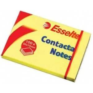 Esselte Adhesive blocks Contacta 75x75 yellow