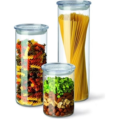 Simax sada sklenených dóz 3 ks 500 ml 0,8 l 1,4 l