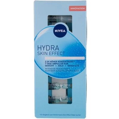 Nivea Hydra Skin Effect 7 Days Ampoule Treatment хидратиращ серум за лице в ампули 7 ml за жени