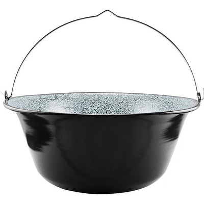 IGOTREND Kotlík na guláš smalt 25 l /48 cm, černý