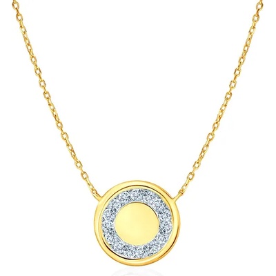 SAVICKI Кръгло колие Savicki: злато. диаманти