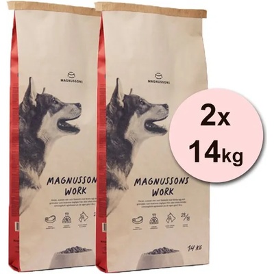 Magnusson Petfood Magnusson Meat & Biscuit WORK 2x14кг