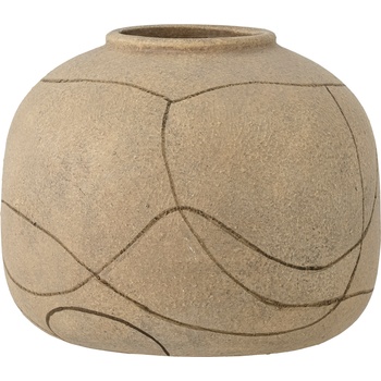 Bloomingville Ваза Niza 16, 5 см бежова (82058361)