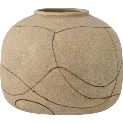 Bloomingville Ваза Niza 16, 5 см бежова (82058361)