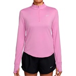 Nike Дамска тениска Nike Women's Swift Dri-Fit UV 1/2-Zip Running Top Running shirt - Light Magenta / Reflective Silver - размер XS (916-4765-0511)