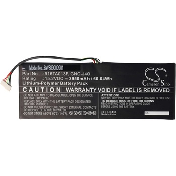 VHBW Батерия за Gigabyte P34G / P34W / P34F / P34K, 3950 mAh (889000901)