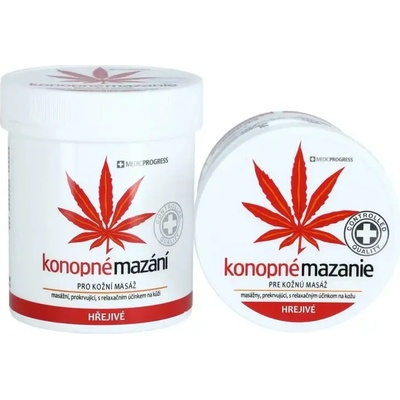 Cannaderm Thermolka hřejivé konopné mazání 250 ml