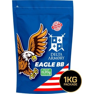 BB Delta Armory EAGLE 0,20g BIO 5000 ks Bílá