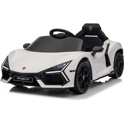Ramiz Lamborghini Revuelto vozidlo Bílá
