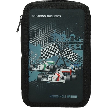 Eurocom Несесер Street Cool, 2 ципа, пълен, 21x13x5 cm (24459-А-COOL2)