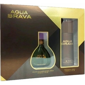 Puig Комплект за мъже Antonio Puig Agua Brava - Eau de Cologne 50 мл + Дезодорант 150 мл