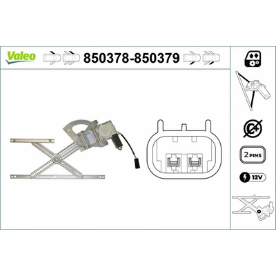 Zvedací zařízení oken VALEO 850379
