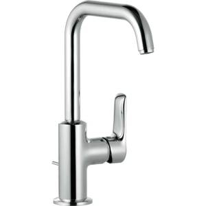 Kludi Pure&Solid - Смесител за умивалник с въртящ се излив, хром 340240575 (340240575)