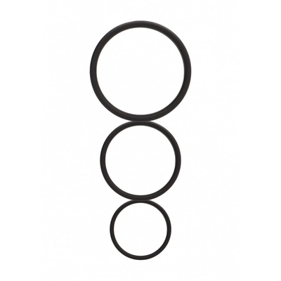 Shots Toys Плосък комплект за ерекционни пръстени