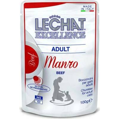 Monge LeChat Excellence Adult hovězí kousky 100 g