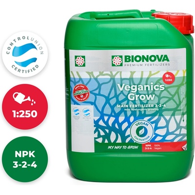 BIONOVA Veganics Grow 5L