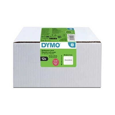 DYMO 2234185, 70mm x 54mm, на дискетки, бялото оригинални хартиени етикети, 12 x 320 компютри (2234185)