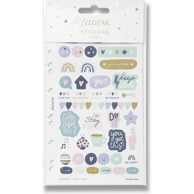 Filofax Samolepky Multi Good Vibes náplň osobních A5 diářů – Zboží Dáma