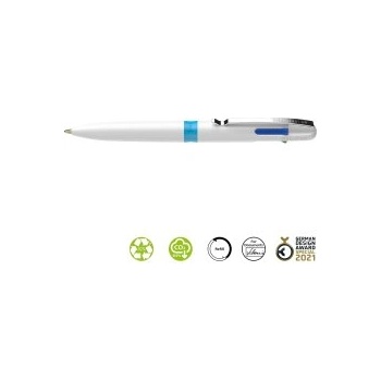 Image 1 of Schneider Химикалка 4 цвята с бяло тяло Take-4